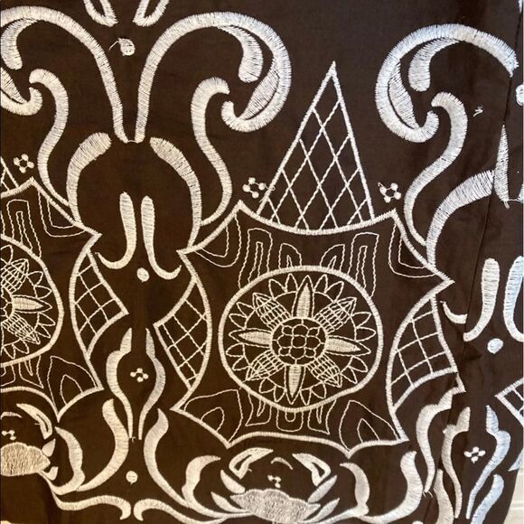 Ann Taylor loft embroided skirt - Picture 2 of 6